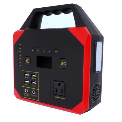 China Wireless Charging/LED Lighting/SOS Alarm Manufacturer Made 100w Multifunction Portable Solar Generator Power Station Wholesale for sale