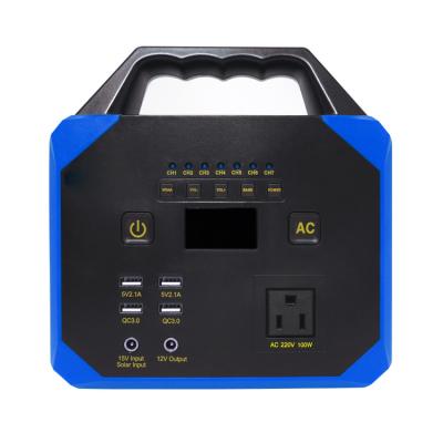 China FM/SOS Alarm SETIROM Factory Supplier High Capacity Portable Solar Generator Charging/LED Wireless Lighting/Power Station for sale