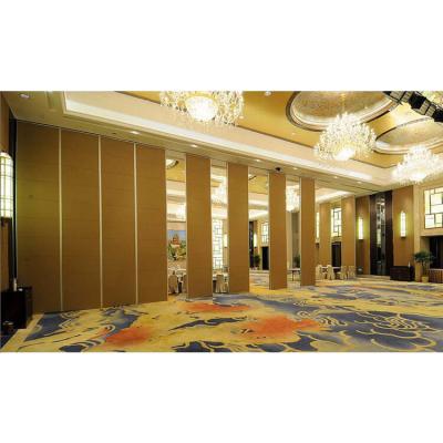 China Banquet Hall MDF Operable Panel Partitions , Conference Room Partitions On Wheels for sale