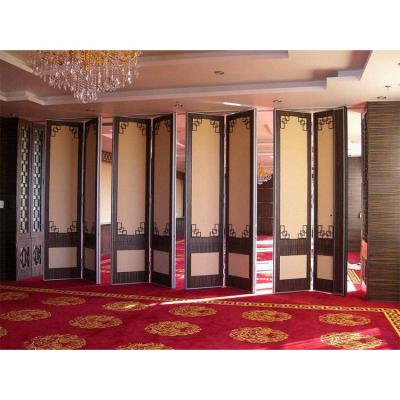 China 6061-T6 Profiles / Q235 Steel Frame Partition Folding Wall Durable Construction for sale