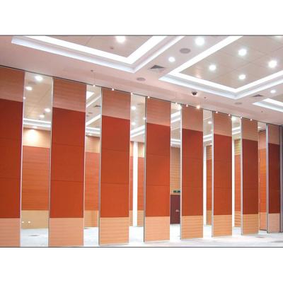 China Hall / Hotel Operable Partition Wall Acoustic Sliding Wall System for sale