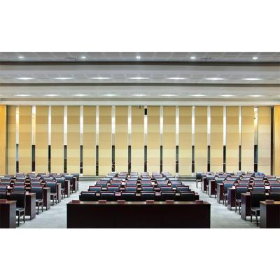 China Exhibition Hall High Operable Acoustic Partition Wall System Without Floor Rail for sale