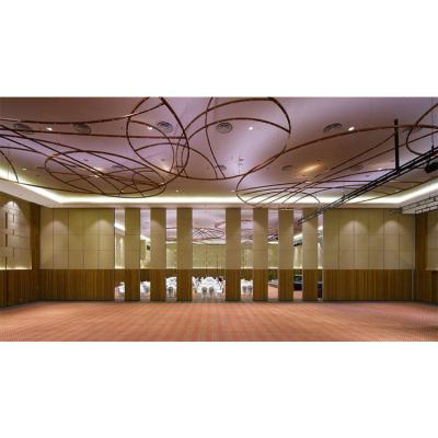 China Operable Movable Partition Wall 105CM Thickness Hotel Partition Wall For Banquet Hall for sale