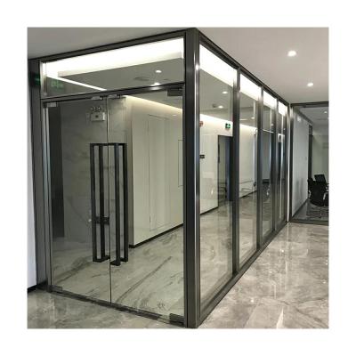 China Office Aluminium Framed Glass Partition / Restaurant Panoramic Glass Partition for sale