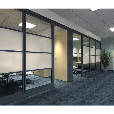 China Panoramic Glass Demountable Partitions , Office Glass Partition With Aluminium Frame for sale