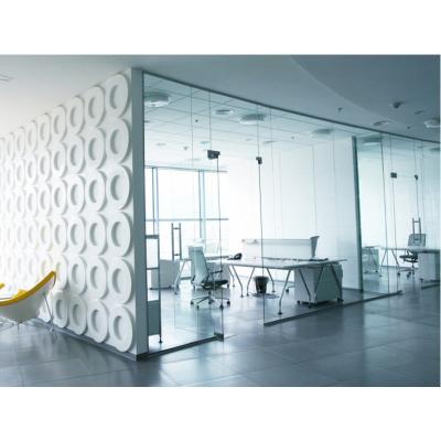 China Hall / Meeting Room Aluminum Frame Glass Partition Soundproof for sale