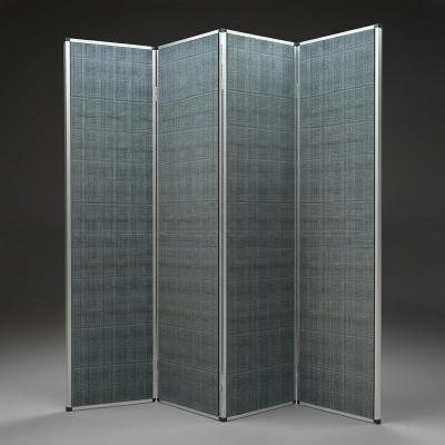 China Hotel / Laboratory Foldable Soundproof Partition Wall Fireproof Board With Fabric for sale