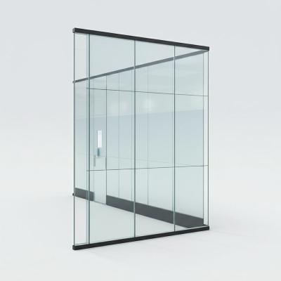 China Demountable Double glazed Office Glass Partition Wall For Building for sale