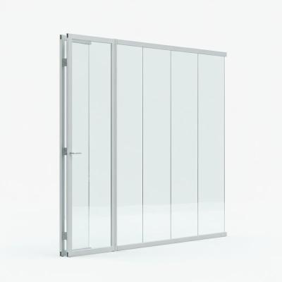 China Double Glazed Full Height Glass Wall Partition for Contemporary Offices for sale