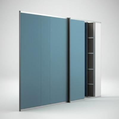 China Operable Partition Wall System with 68mm thickness Acoustic Penal for sale