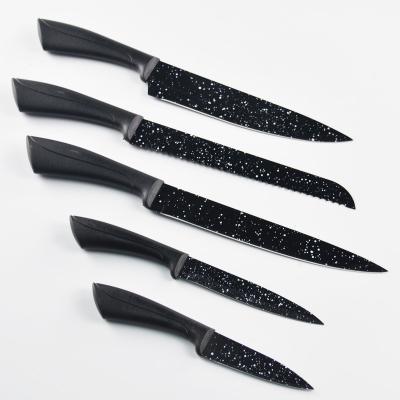 China Disposable New Design Kitchen Knife Cheap Marble Paint Set for sale