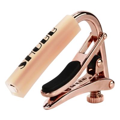 China GUITAR Shubb C1g-RS Luxury Stainless Champagne Rose Gold Special Edition guitar capo for string steel guitars for sale