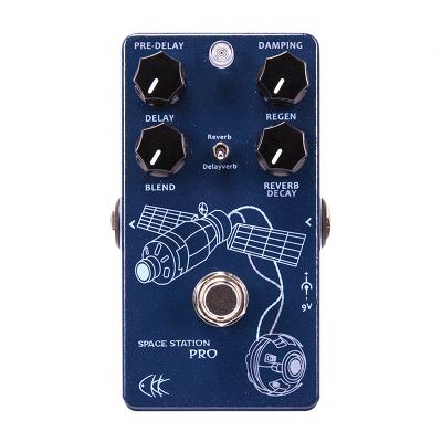 China Electronic GUITAR CKK Pro Space Station Delay and Reverb Guitar Effect Pedal for sale