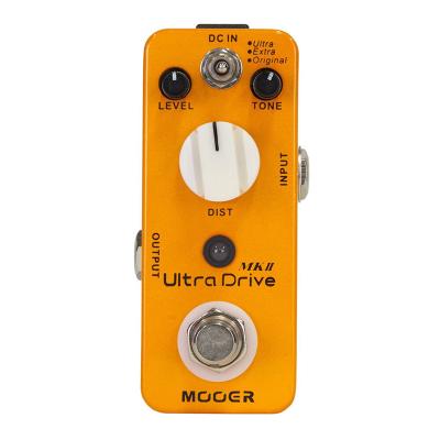 China GUITAR Mooer Drive Ultra MKII Deformation Guitar Effect Pedal 3 Working Modes: Original / Extra / Ultra Full Metal Shell True Bypass for sale