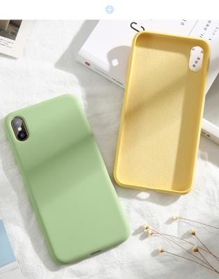 China Original Official Silicone Rubber Silicone Case For iPhone 13 13Pro 12 Pro XS Max XR Max X XS 6 7 8 Plus Case For iPhone SE 2020 Full Cover for sale