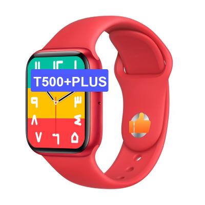 China New IWO BT Touch Screen Call T500+ Plus Smartwatch Series 6 Inch ECG Reloj Inteligente 44mm T500+ Smart Watch 1.75 For Android IOS for sale