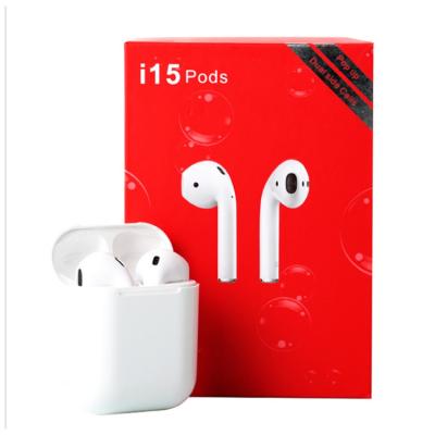 China Wholesale i15 TWS Earbuds Genuine In-Ear Headphone BT V5.0 Stereo Cheap Hot Sale OEM Wireless Earphone for sale