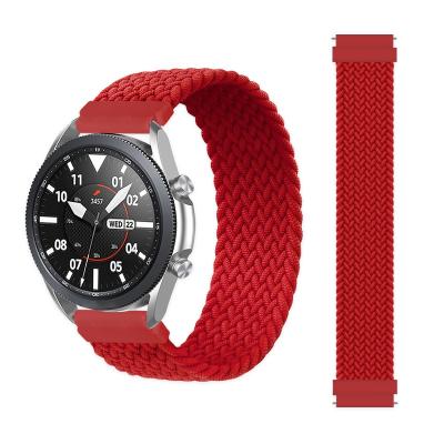 China Low Price Breathable Elastic Colorful Creative Nylon Design Strap Normal Striped Watchband for sale