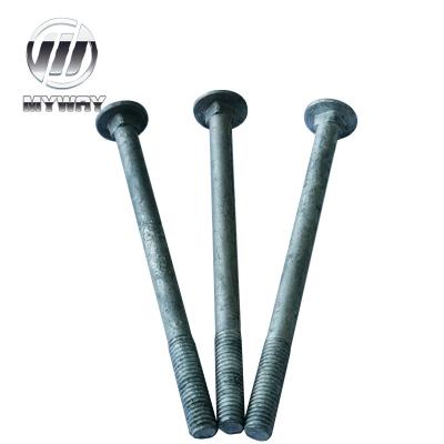 China Hot Sale ISO8678 Steel Carriage Bolt Hot Dip Galvanized Fasteners Suitable For Home for sale