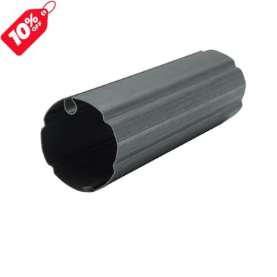 China Folding Awning 70mm Galvanized Retractable Tent Metal Pipe Galvanized Roller Tube for sale