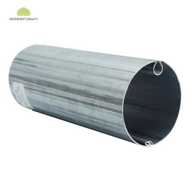 China Removable Cover 78mm Galvanized Round Tube Factory Galvanized Round Pipe For Toldos for sale