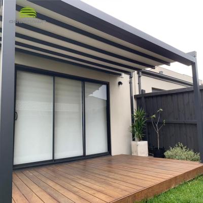 China 100% PVC Aluminum Profile Awning Pergola Waterproofing Retractable Pergola for sale