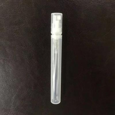 China Household Products Plastic 5ml Tubes Perfume Atomizer Refillable Vial With Gold Snap Fine Mist Sprayer Cap for sale