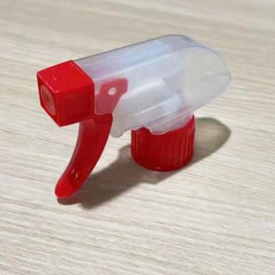 China Plastic Foam Trigger Sprayer Pump Trigger Bottle Dripless Natural Red Spray 28mm for sale