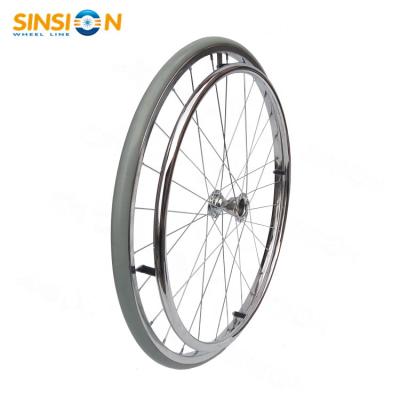 China Price Stable 809 Rear Wheelchair Wheel 24x1 3/8 Good Quality Foshan for sale