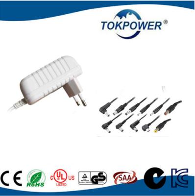 China White Power Adapter Plug 12V 24V Portable Wall Wart Power Supply IEC / EN60601 for sale