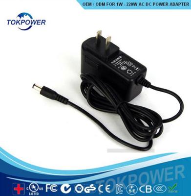 China UL universal del CE de la fuente de alimentación de la verruga de Adapterwall del poder de la CA DC de 12W 5v 2a para el dispositivo eléctrico en venta