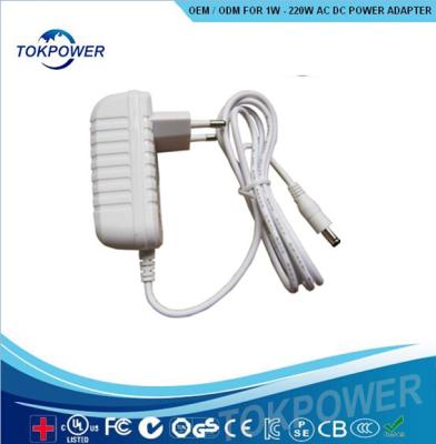 China 5V 1A Universal Power Charger White Wall Power Adapter 1.2M High Efficiency for sale