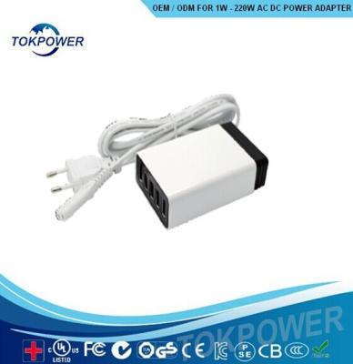 China UK EU Universal Power Supply Adapter / 40w USB Power Adapter AC 100V - 240V for sale