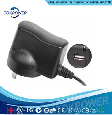 China 5 watt  Universal USB Power Adapter travel Wall Mounted Power Supply for sale