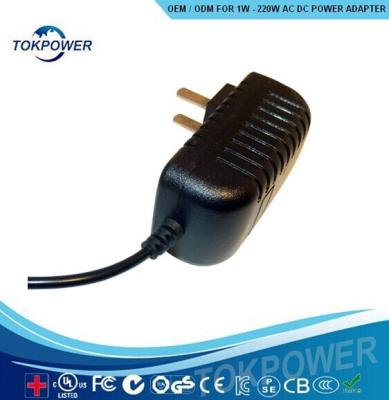 China CE UL DVBS 12W Home Appliances Adapter 12v 1A Black Wall Charger 24V 0.5A for sale