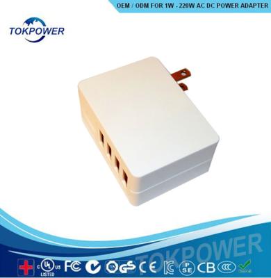 China Mutil Plug Universal USB Power Adapter 20W / Digital Power Adapter 5V 4A for sale