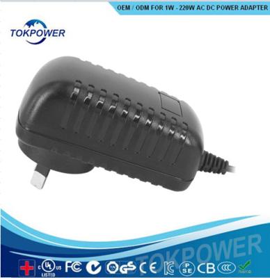 China 12 Volt Universal Power Charger 2A AC Adapter Switching Power Supply Black for sale