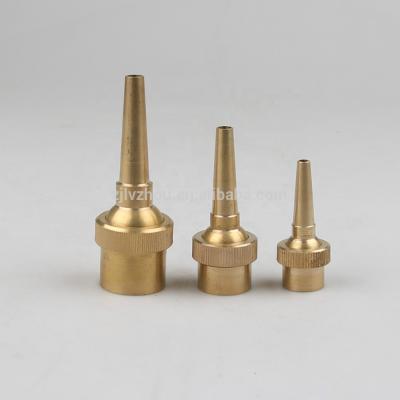 China Ray Shape Brass Fountain Single Jet Nozzle 1/2