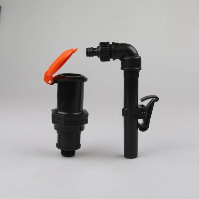 China Plastic Plastic Water Coupling Valve For Getting Water Quickly 3/4