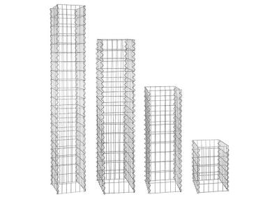 China Galfan 4 Cornerstone Welded Gabion Baskets Mesh 10x5cm for sale