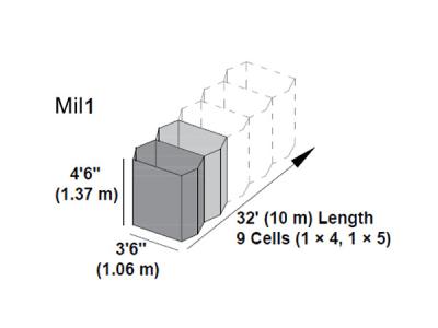 China Non Woven Permeable Geotextile Lined Welded Mesh Hesco Wall Barrier Heavy Duty for sale