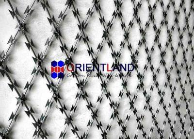 China Security Razor Wire Stainless Steel Anti Climb Barrier Razor Ribbon Concertina Coil Wire for sale