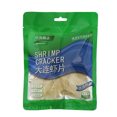 China HUASEED Dalian Snacks Specialty Shrimp Biscuit Baked High Quality Hot Selling Crunchy Texture for sale