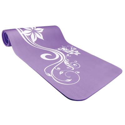 China Custom Fitness Private Label Eco - Friendly Non - Toxic Printed NBR Yoga Mat for sale