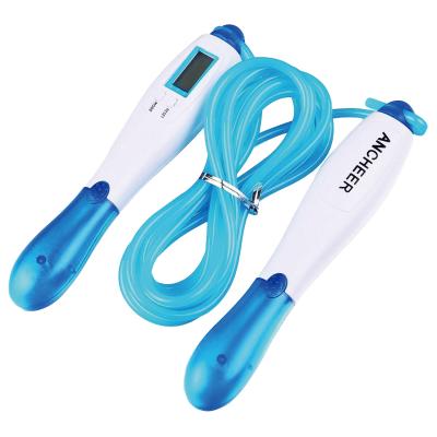 China Durable High Quality Adjustable PVC Rope Digital Jump Rope With Counter for sale