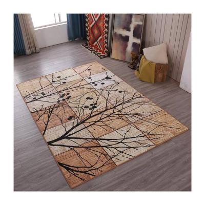 China Household Washable Wholesale Home Salon Area Distressed Flooring Customized Tuffted Cover for sale