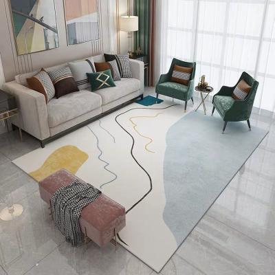 China Stain Wind Resistant Living Room Carpet North Light Superior Contemporary Luxury Contracted Rug for sale