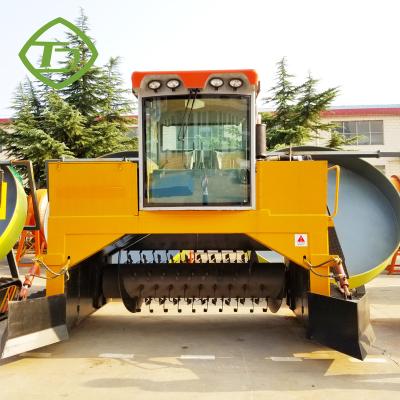 China Tierdüngemittel-Gärungs-Kompost Turner Machine Windrow Crawler Compost Turner zu verkaufen