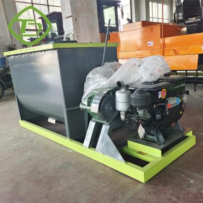 Cina Automatic Horizontal Mixer Machine / Cow Dung Fertilizer Mixer Machine in vendita