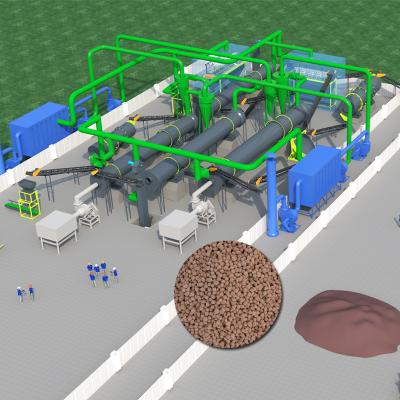 China aplicação da linha de produção composta do adubo na planta composta do adubo do npk à venda